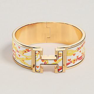 *上品*【HERMES】エナメルブレスレット エナメルブレスレット 《クリック・クラックH》 | Hermès